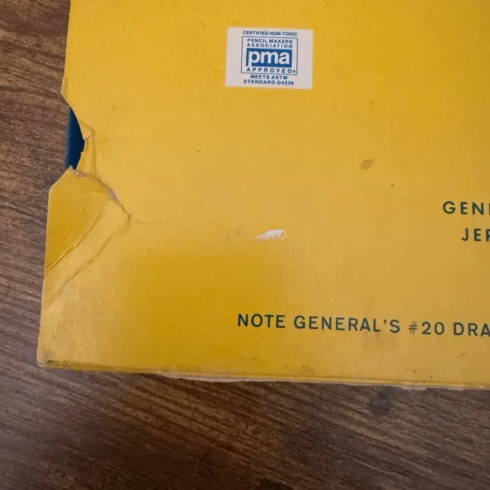 General’s No‎ 10 Drawing Pencil Kit Vintage USA Charcoal Sketch Set